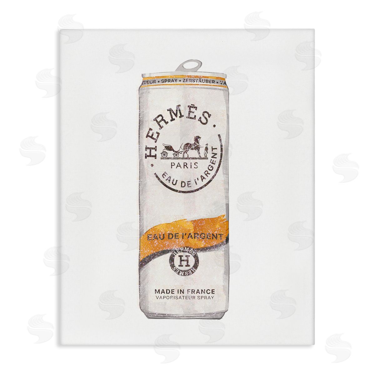 Ziwei Li Fashioner Glam Beverage Can Illustration Stretched Canvas Wall Art Print