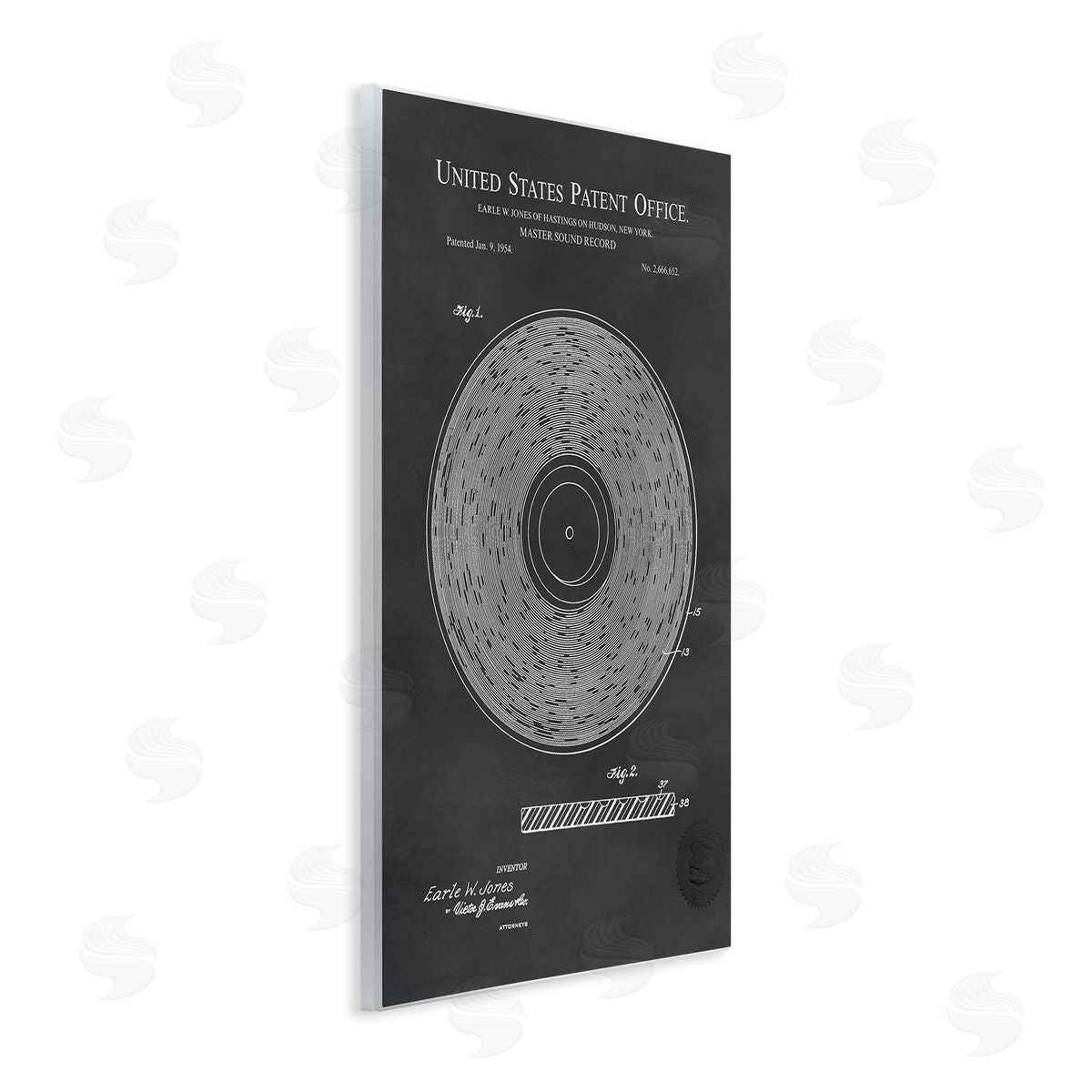Karl Hronek Master Sound Record Music Diagram Detailed Wall Plaque Art Print