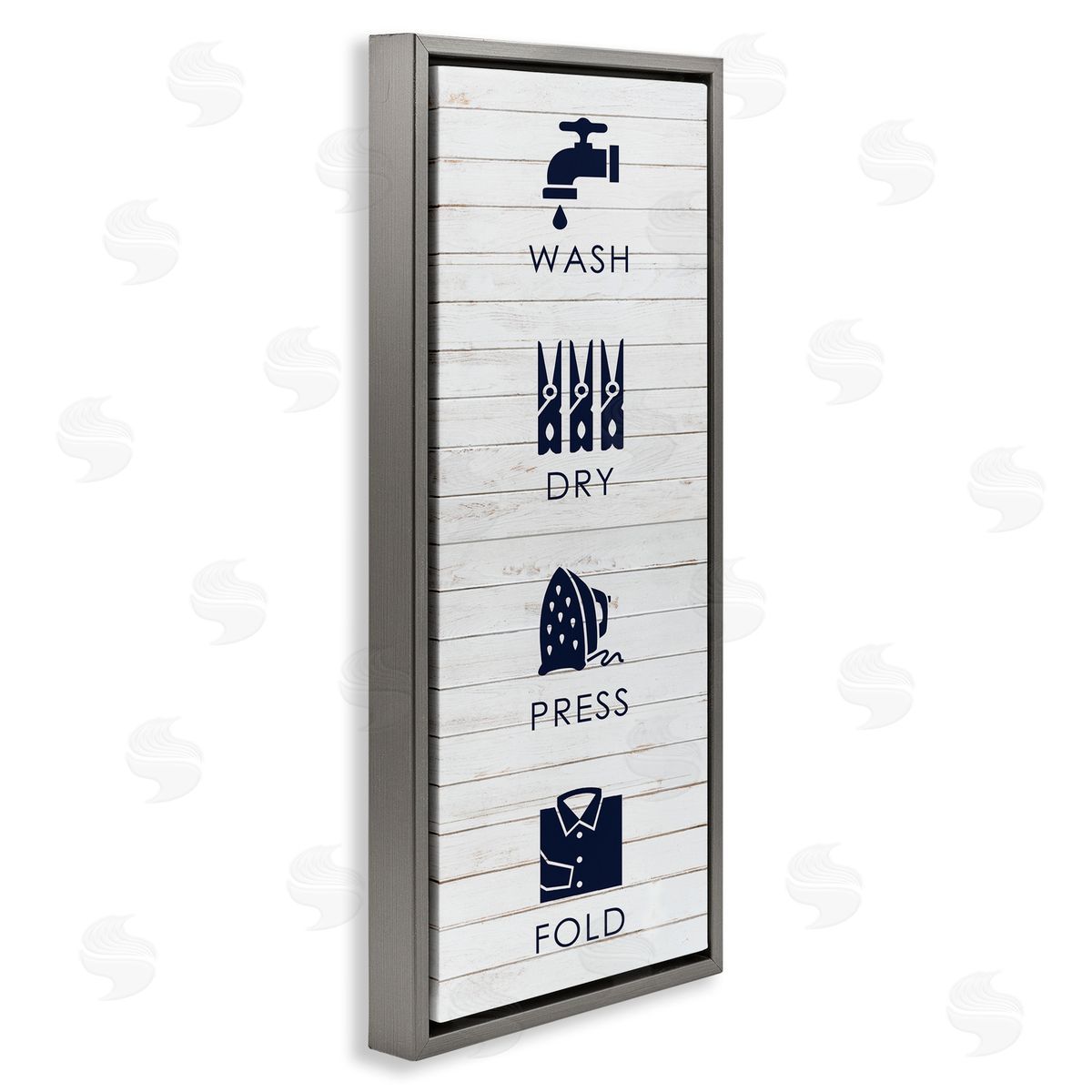 Melody Hogan Rustic Wash Dry Press Fold Laundry Text Quote 