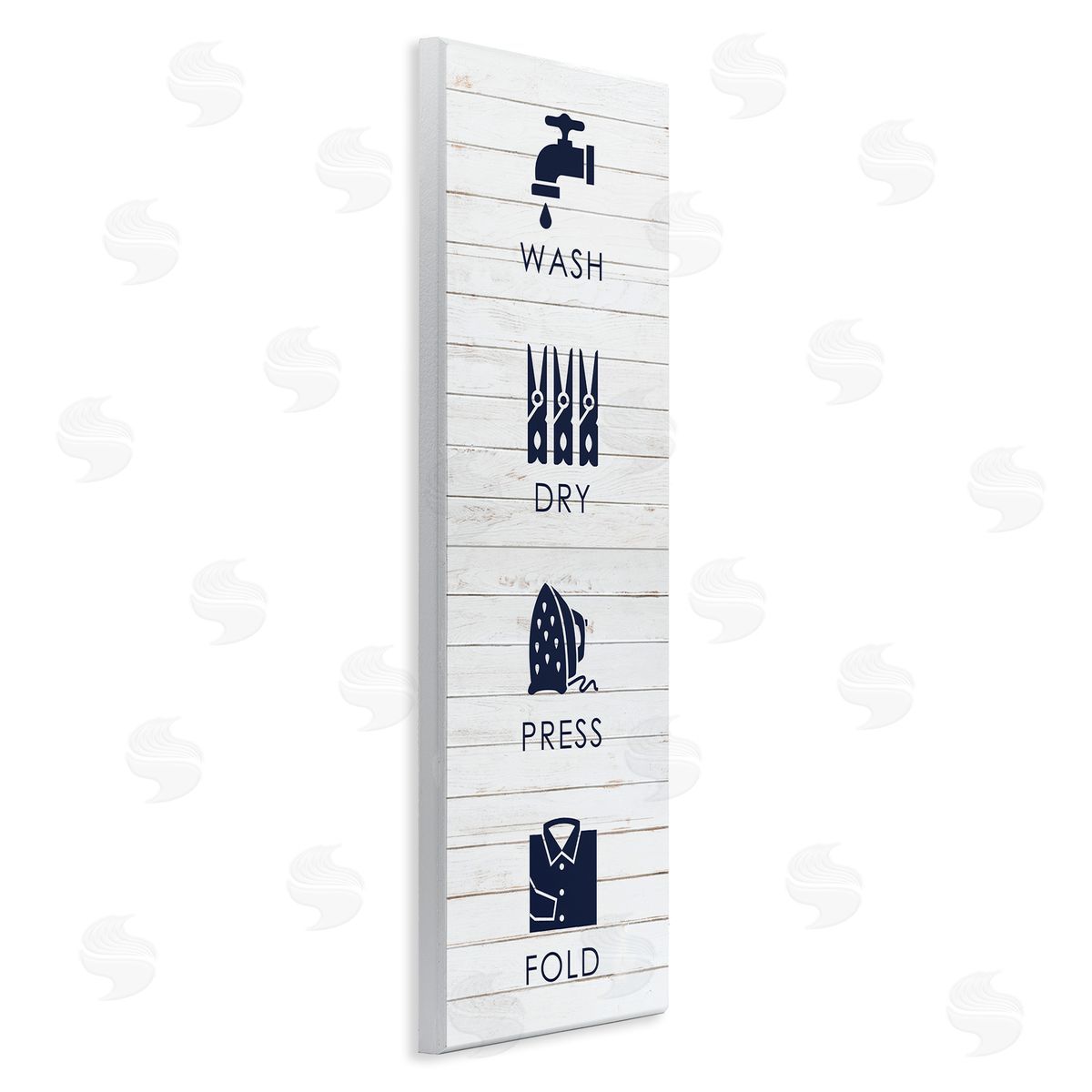 Melody Hogan Rustic Wash Dry Press Fold Laundry Text Quote 