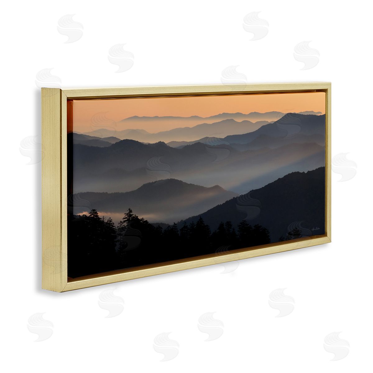 Lori Deiter Orange Sunrise Sunset Sky Mountain Range Silhouettes 