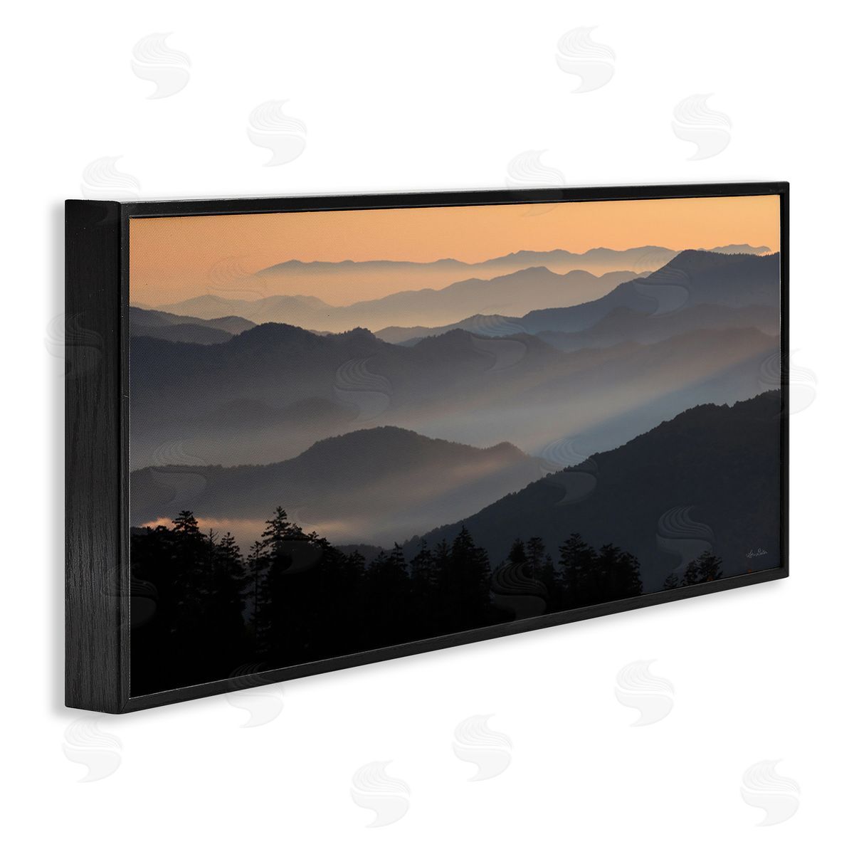 Lori Deiter Orange Sunrise Sunset Sky Mountain Range Silhouettes 