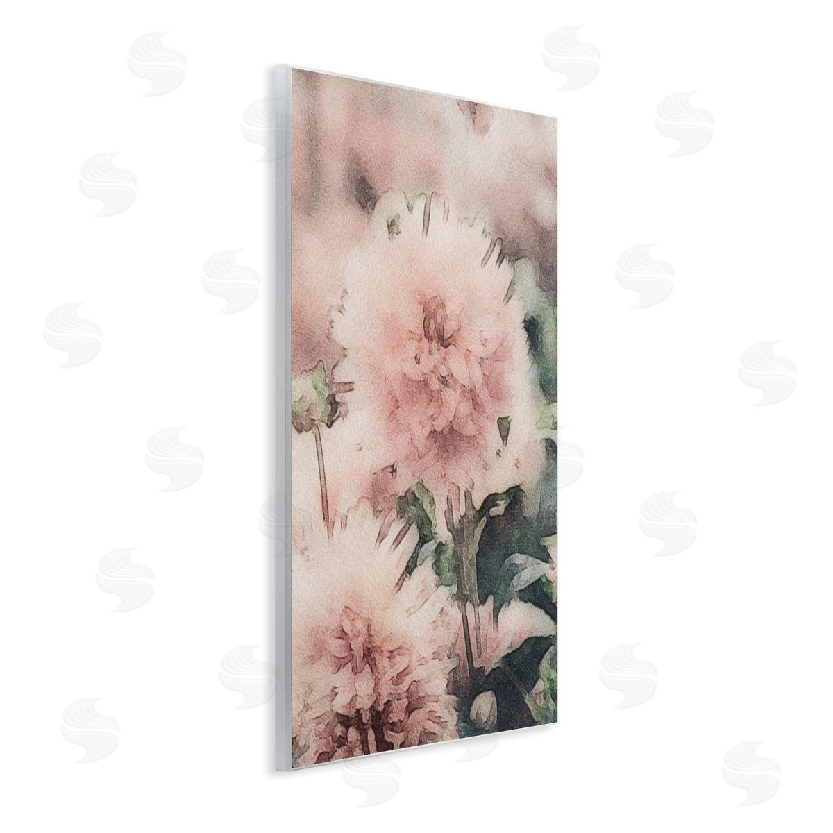 Amy Brinkman Dainty Pink Flower Blossom Sprouts Closeup Petals Wall Plaque Art Print