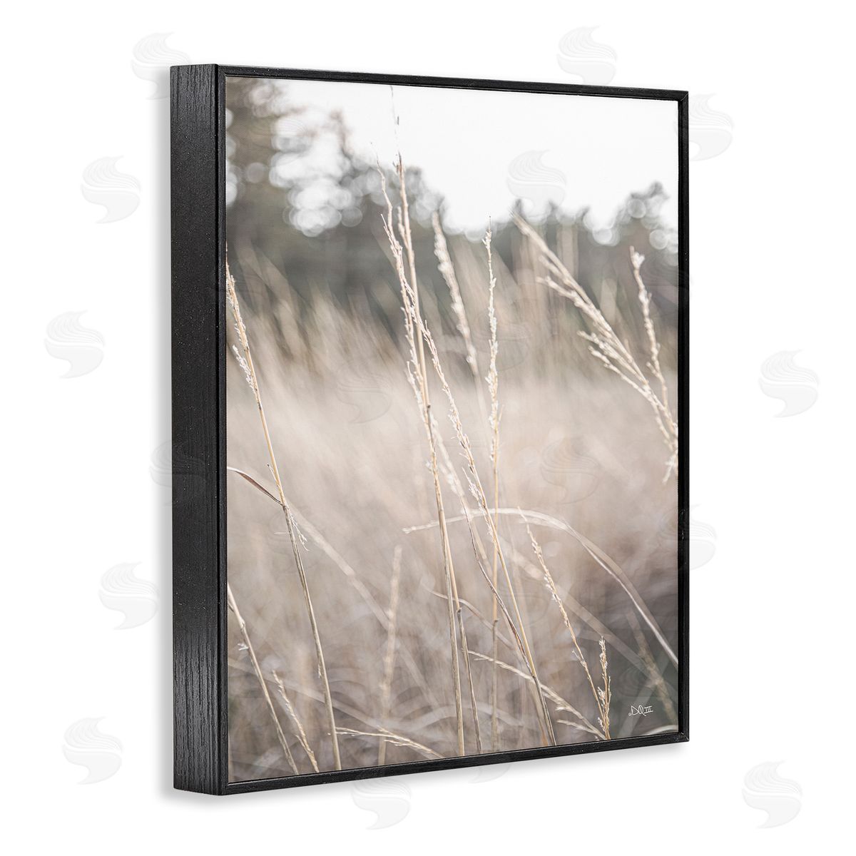 Donnie Quillen Warm Rural Field Tall Grass Countryside Scenery  Black Framed Giclee Wall Art Print