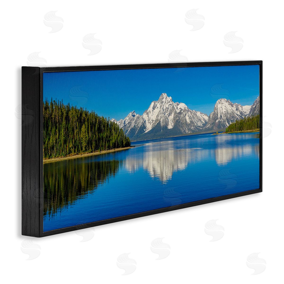 Daniel Sproul Snowcapped Mountains Clear Lake Reflection Panoramic Scenery 