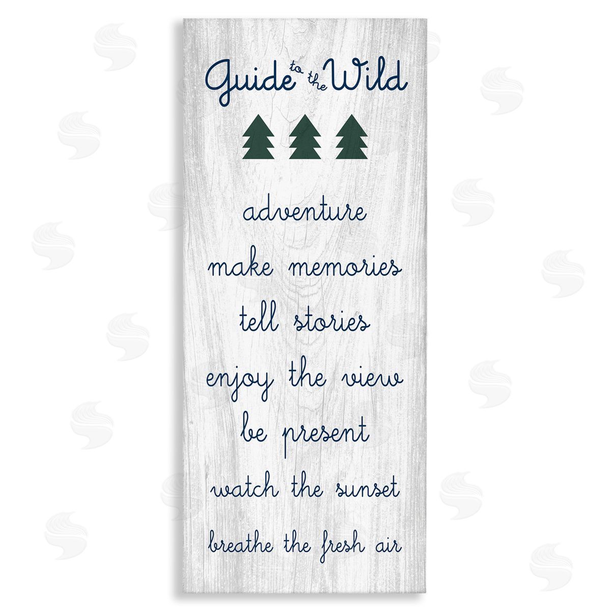Stupell Studio Guide to the Wild Adventuring Rules List Rustic Pattern 