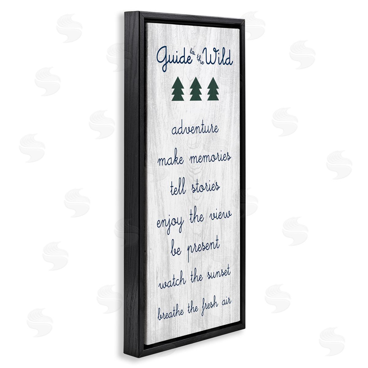 Stupell Studio Guide to the Wild Adventuring Rules List Rustic Pattern 