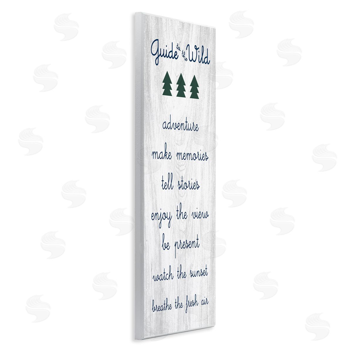 Stupell Studio Guide to the Wild Adventuring Rules List Rustic Pattern 