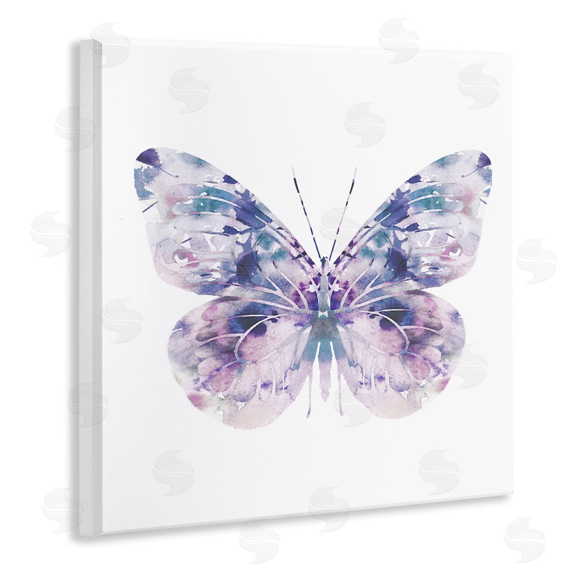 Delicate Purple Butterfly Wings Wood Plaque Wall Art, Home Decor by Leah Straatsma
