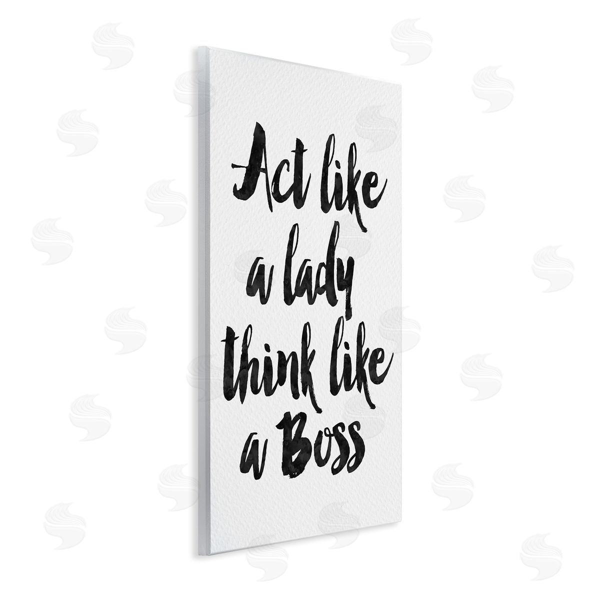 Amy Brinkman Lady Boss Calligraphy Sign Girl Power Wall Plaque Art Print