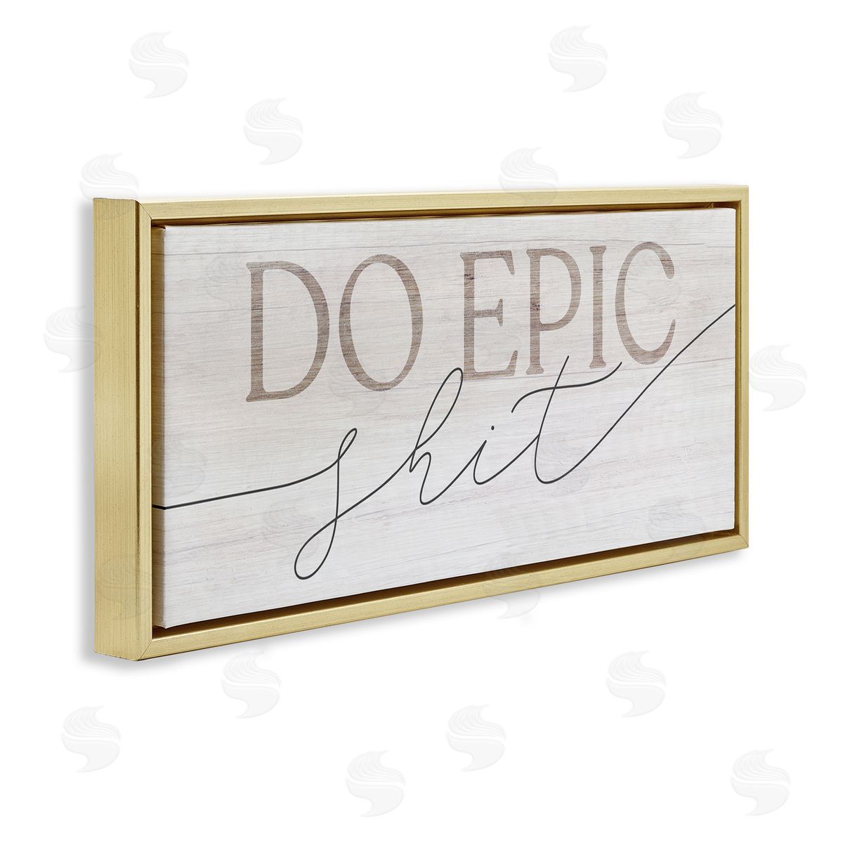 Stupell Studio Do Epic Sh** Fun Typography Sign Grainy Pattern