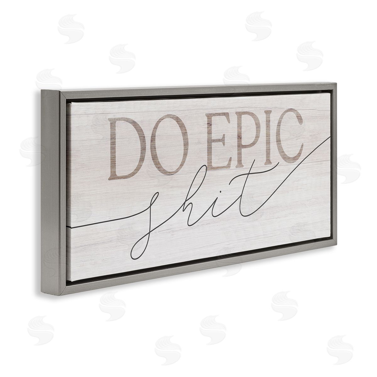 Stupell Studio Do Epic Sh** Fun Typography Sign Grainy Pattern