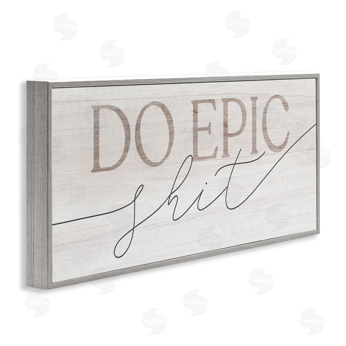 Stupell Studio Do Epic Sh** Fun Typography Sign Grainy Pattern