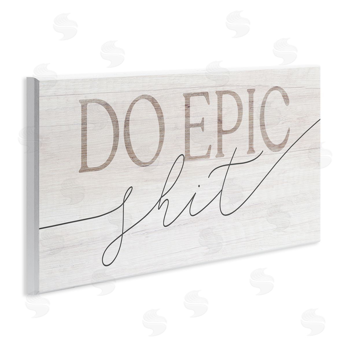 Stupell Studio Do Epic Sh** Fun Typography Sign Grainy Pattern