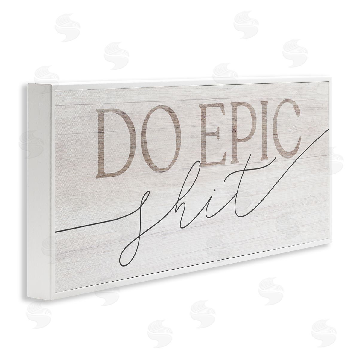 Stupell Studio Do Epic Sh** Fun Typography Sign Grainy Pattern