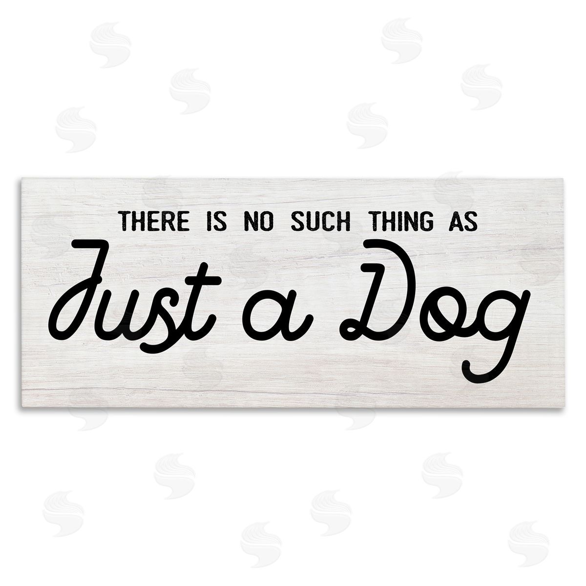 Stupell Studio Just A Dog Rustic Typography Animal Lover Quote