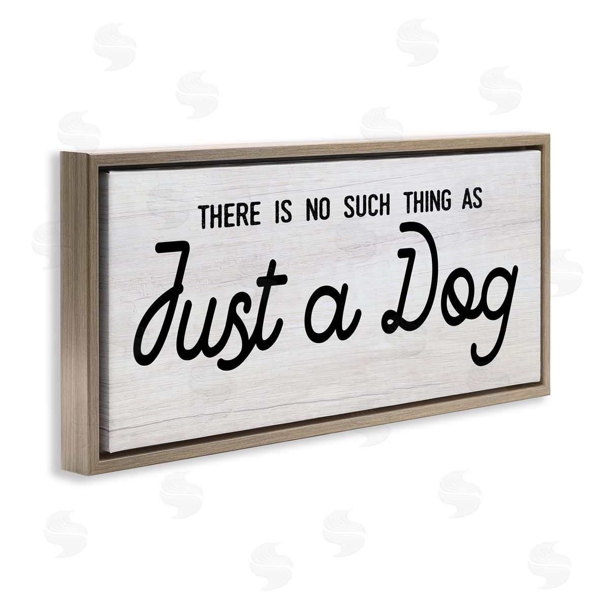 Stupell Studio Just A Dog Rustic Typography Animal Lover Quote
