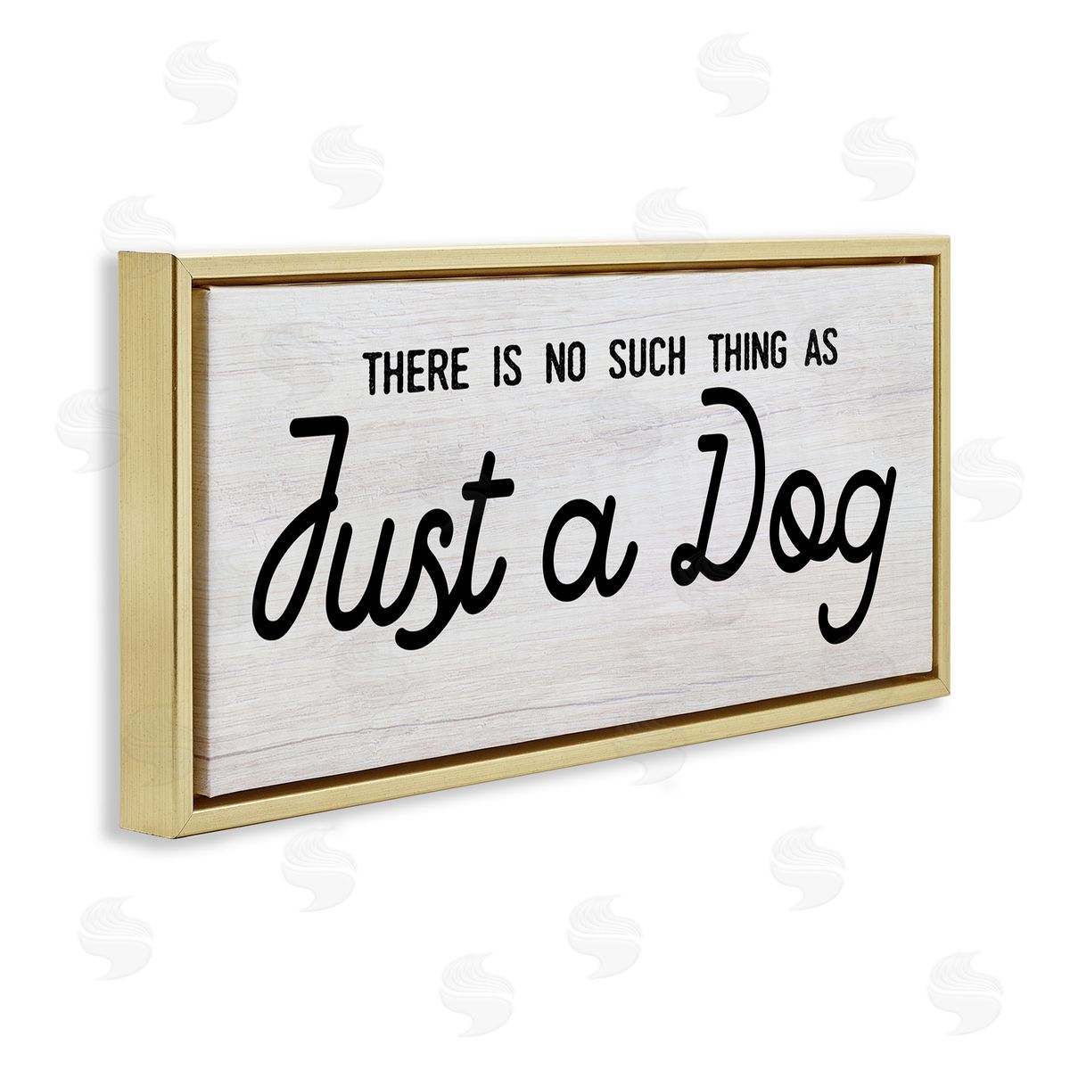 Stupell Studio Just A Dog Rustic Typography Animal Lover Quote