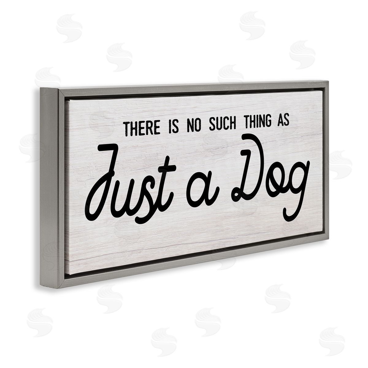 Stupell Studio Just A Dog Rustic Typography Animal Lover Quote