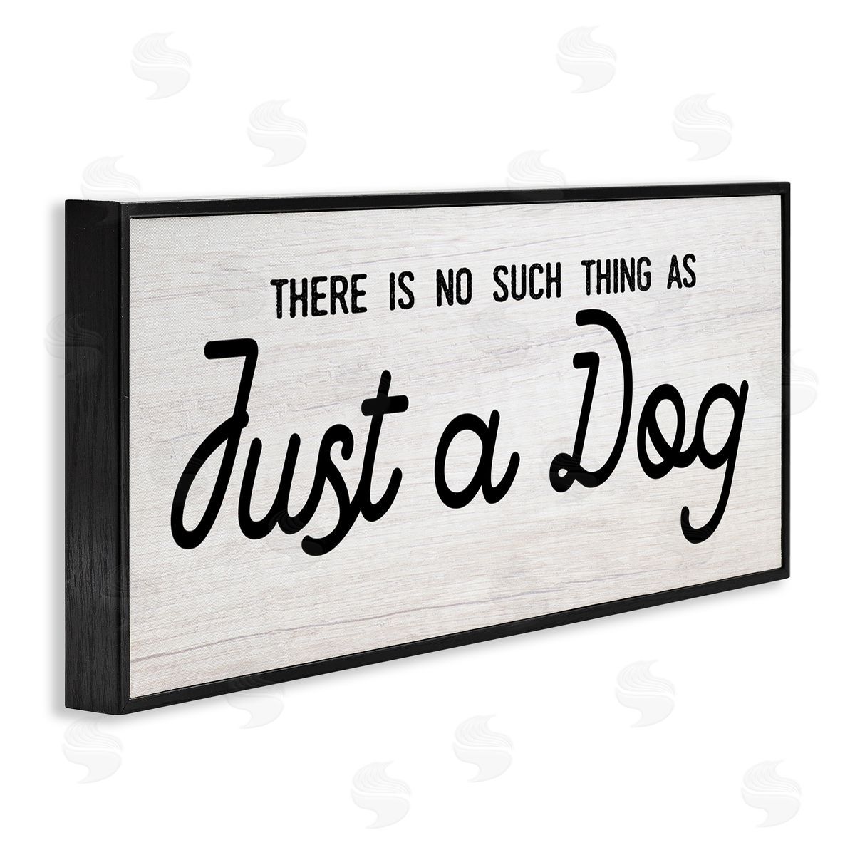 Stupell Studio Just A Dog Rustic Typography Animal Lover Quote