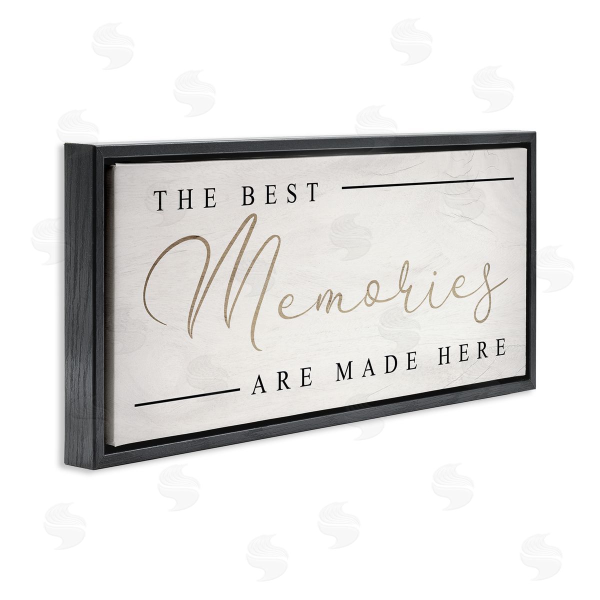 Stupell Studio Memories Phrase Touching Shabby Chic Glam Sign