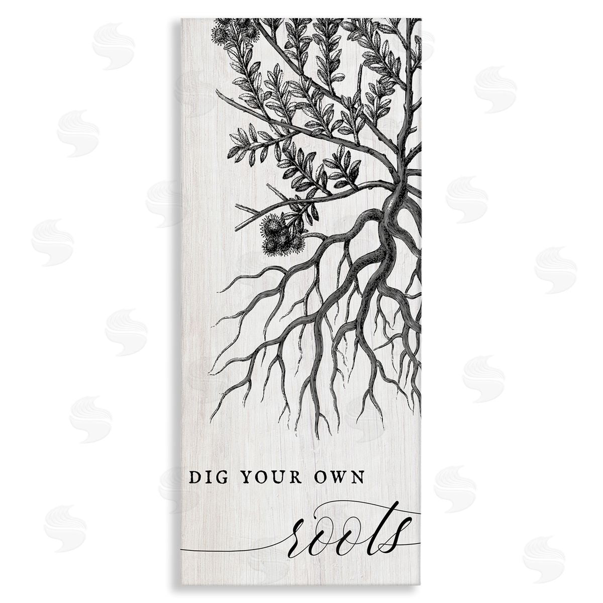 Dig Your Own Roots Empowering Canvas Wall Art, Home Decor by Stupell Studio