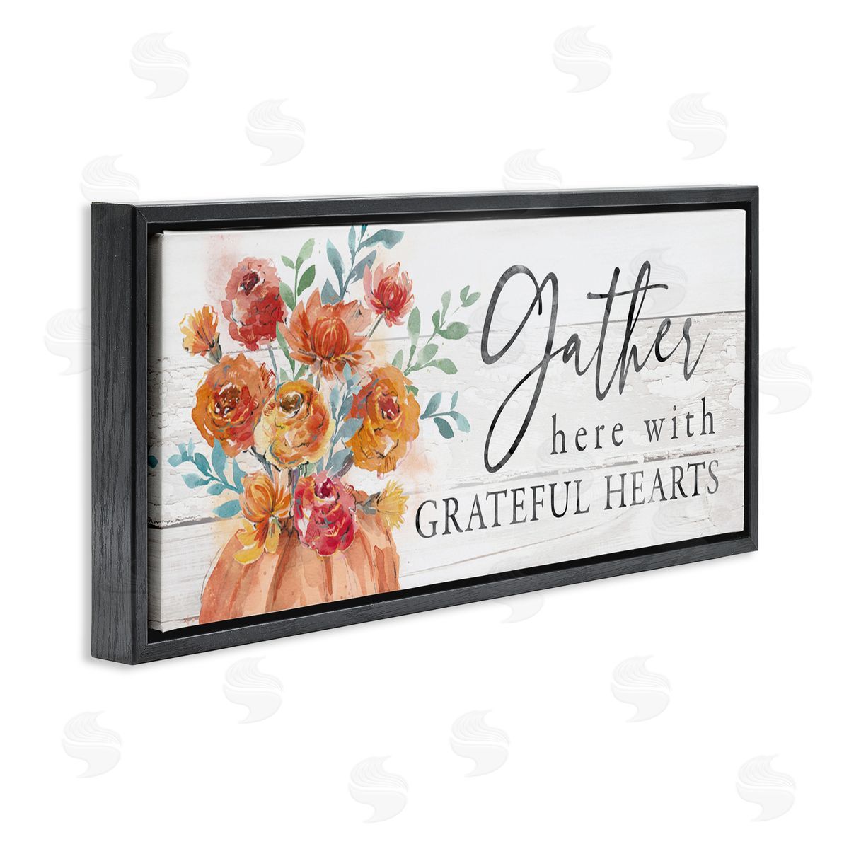 Courtney Morgenstern Gather Grateful Hearts Seasonal Harvest Rustic Phrase 