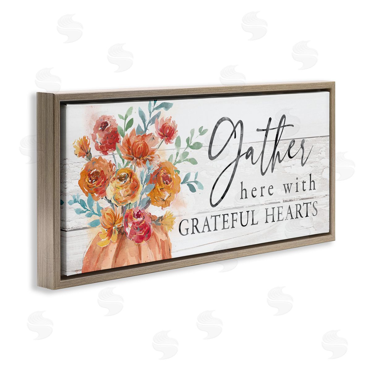 Courtney Morgenstern Gather Grateful Hearts Seasonal Harvest Rustic Phrase 