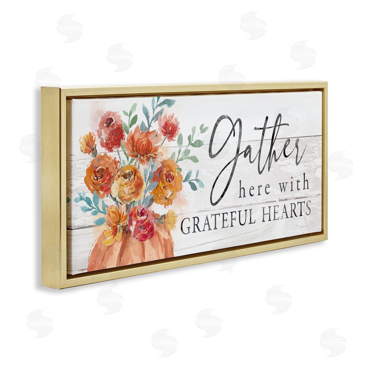 Courtney Morgenstern Gather Grateful Hearts Seasonal Harvest Rustic Phrase 