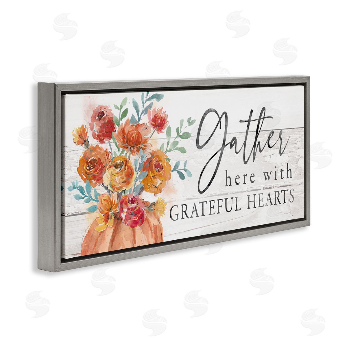 Courtney Morgenstern Gather Grateful Hearts Seasonal Harvest Rustic Phrase 