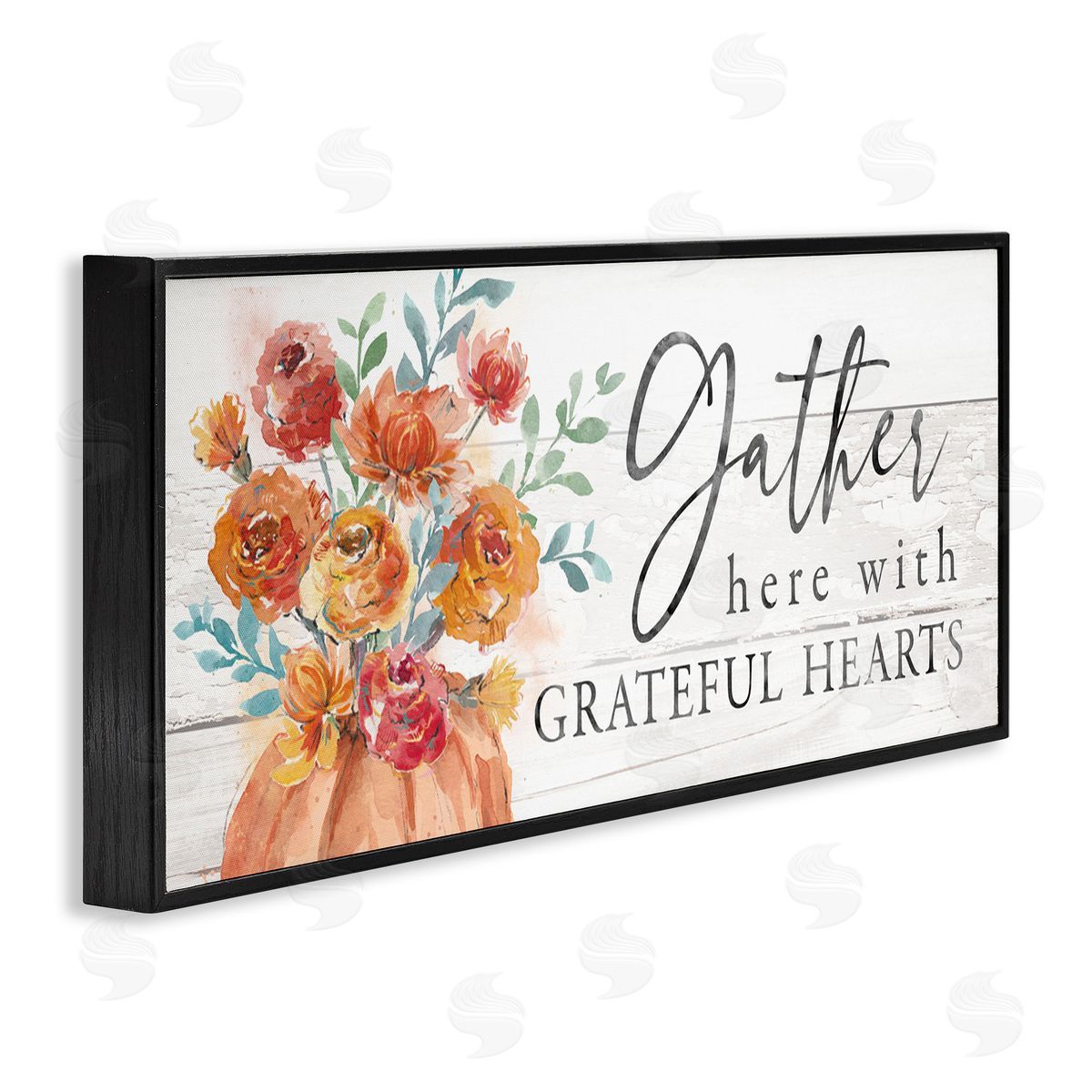 Courtney Morgenstern Gather Grateful Hearts Seasonal Harvest Rustic Phrase 
