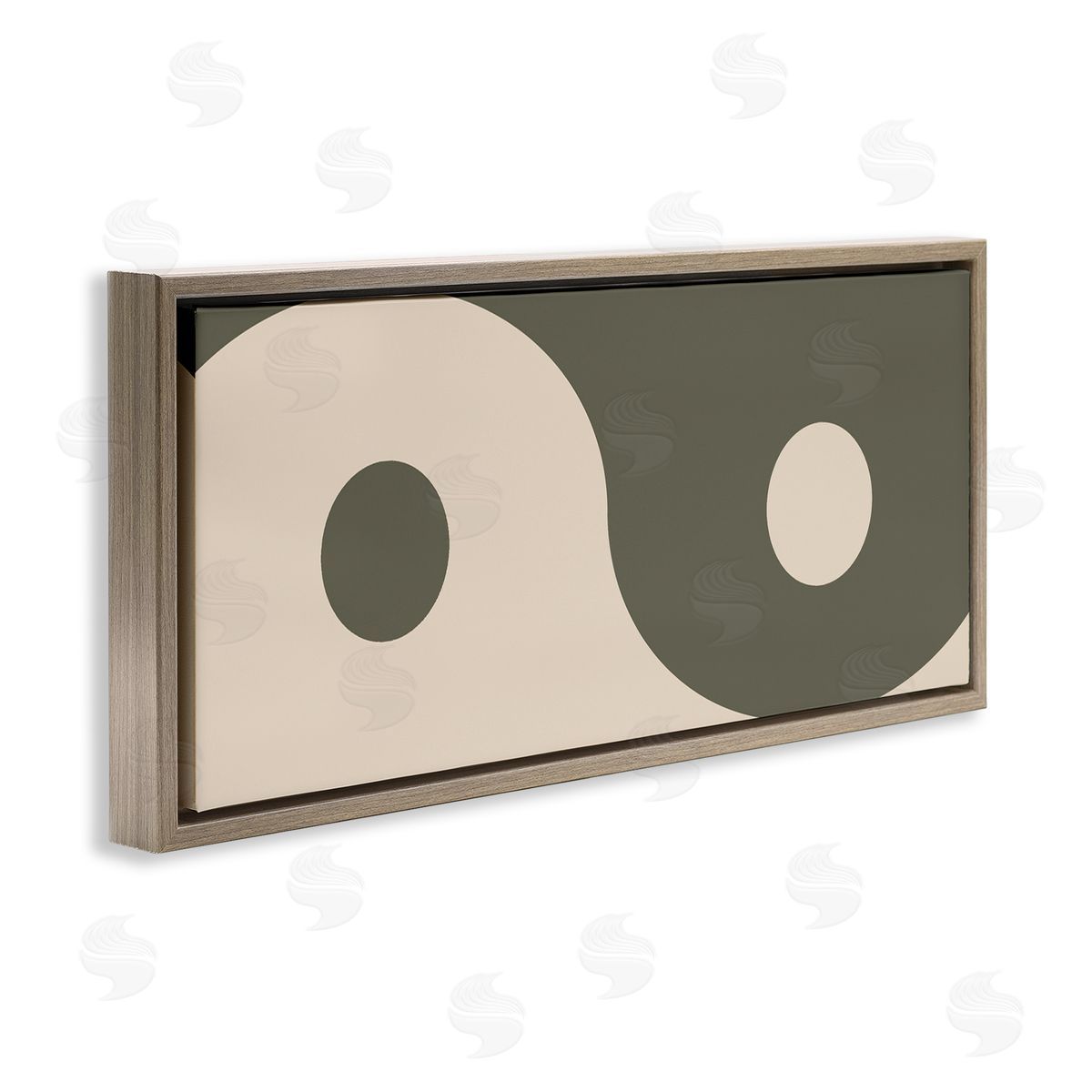 Stupell Studio Harmony Yin Yang Spiritual Symbol Minimal Design