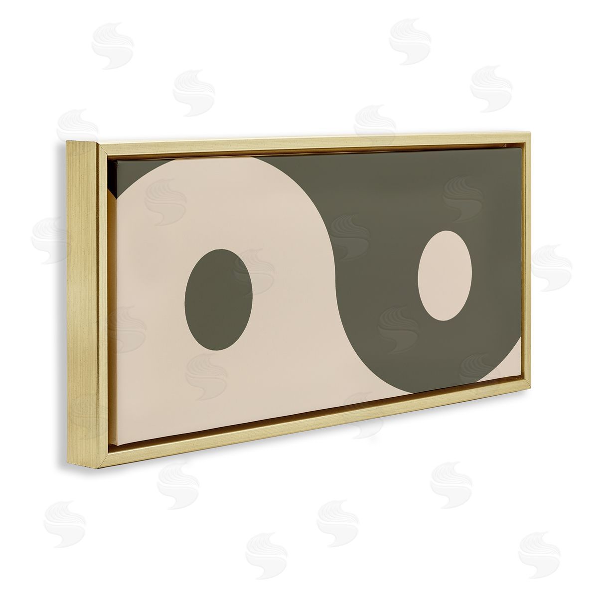 Stupell Studio Harmony Yin Yang Spiritual Symbol Minimal Design