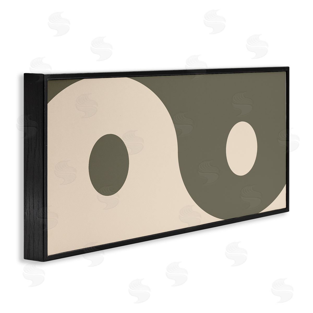 Stupell Studio Harmony Yin Yang Spiritual Symbol Minimal Design