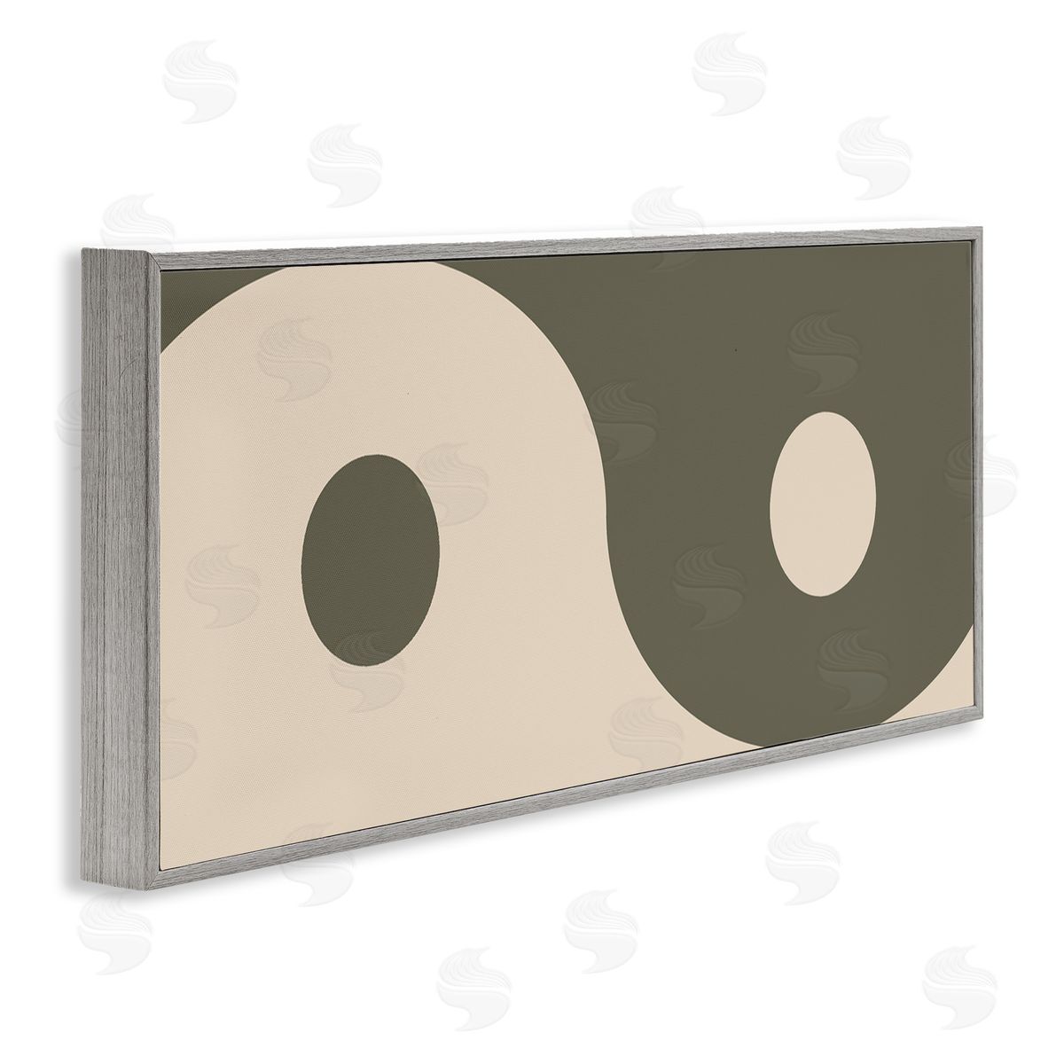 Stupell Studio Harmony Yin Yang Spiritual Symbol Minimal Design