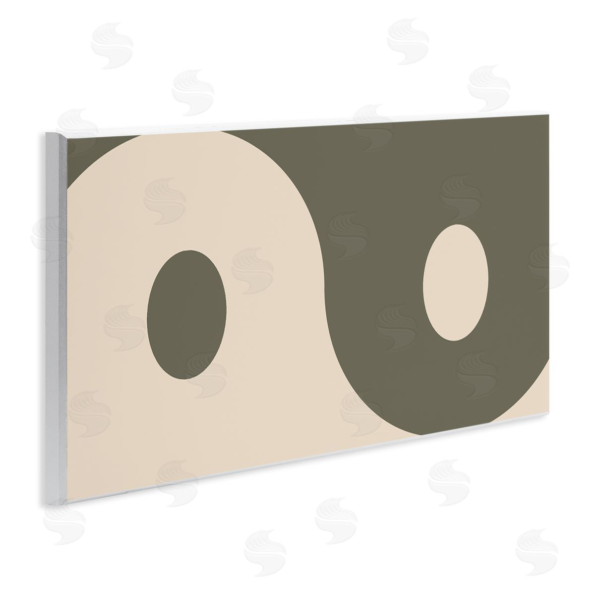 Stupell Studio Harmony Yin Yang Spiritual Symbol Minimal Design