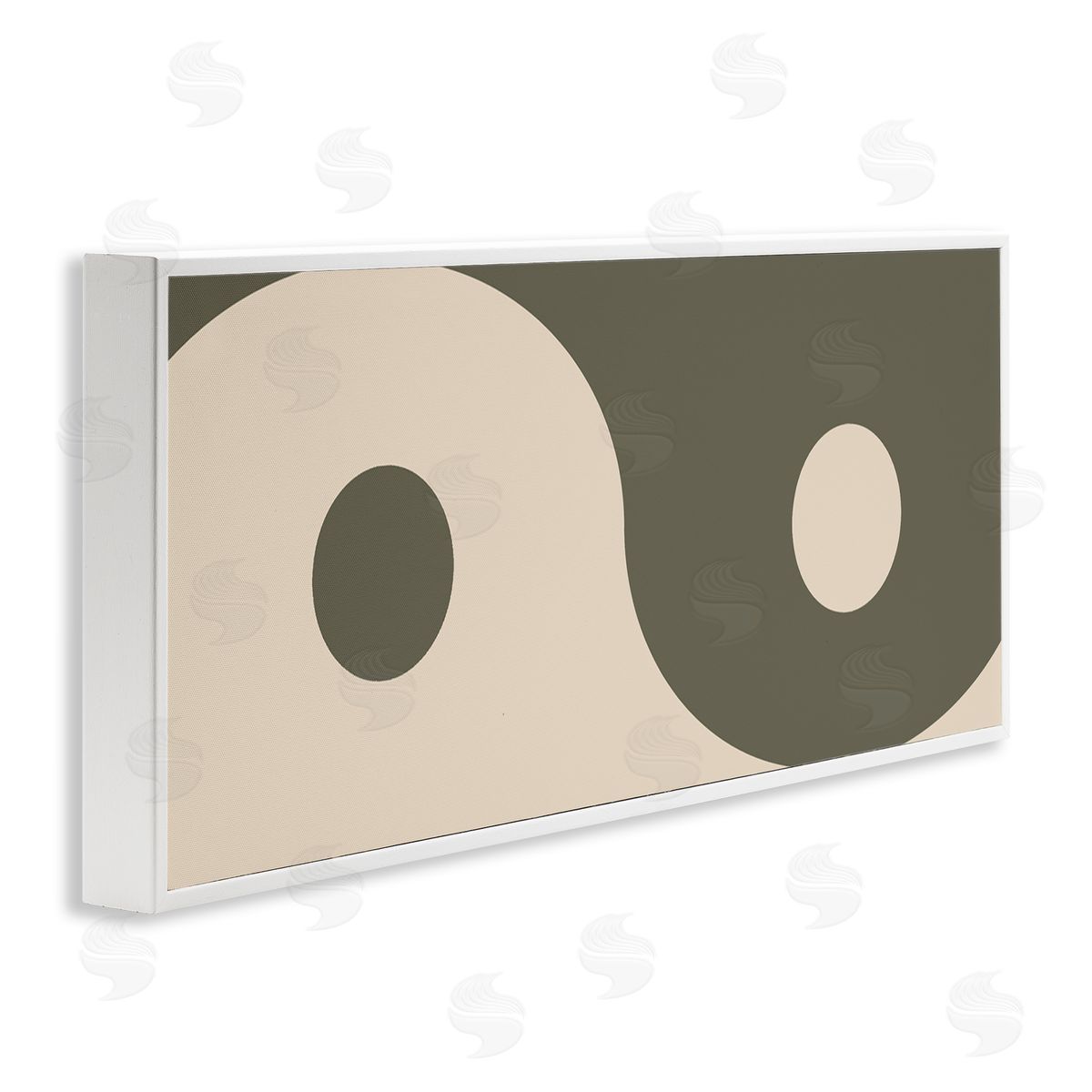 Stupell Studio Harmony Yin Yang Spiritual Symbol Minimal Design