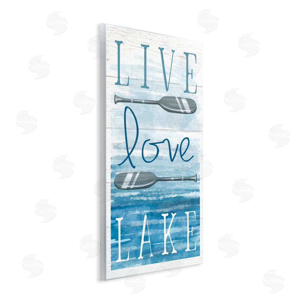 Elizabeth Tyndall Live Love Lake Quote Ores Water  Wall Plaque Art Print