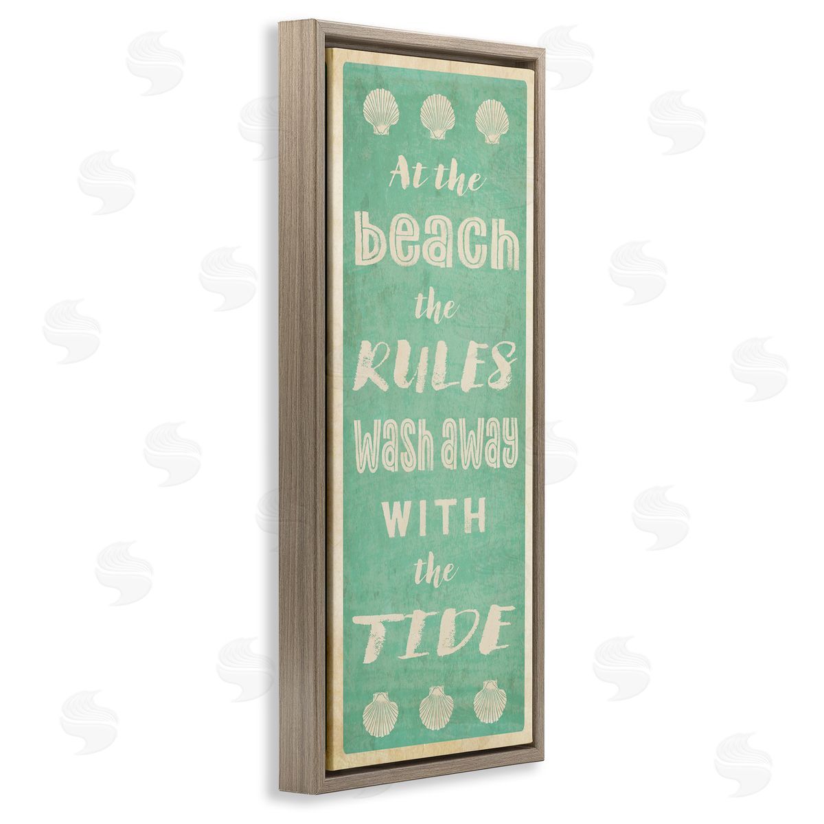 Graffitee Studios Beach Rules Rustic Ocean Tide Phrase Sign 