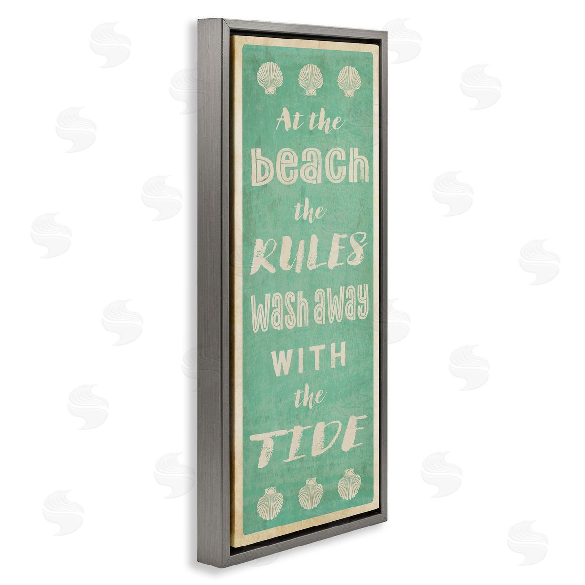 Graffitee Studios Beach Rules Rustic Ocean Tide Phrase Sign 