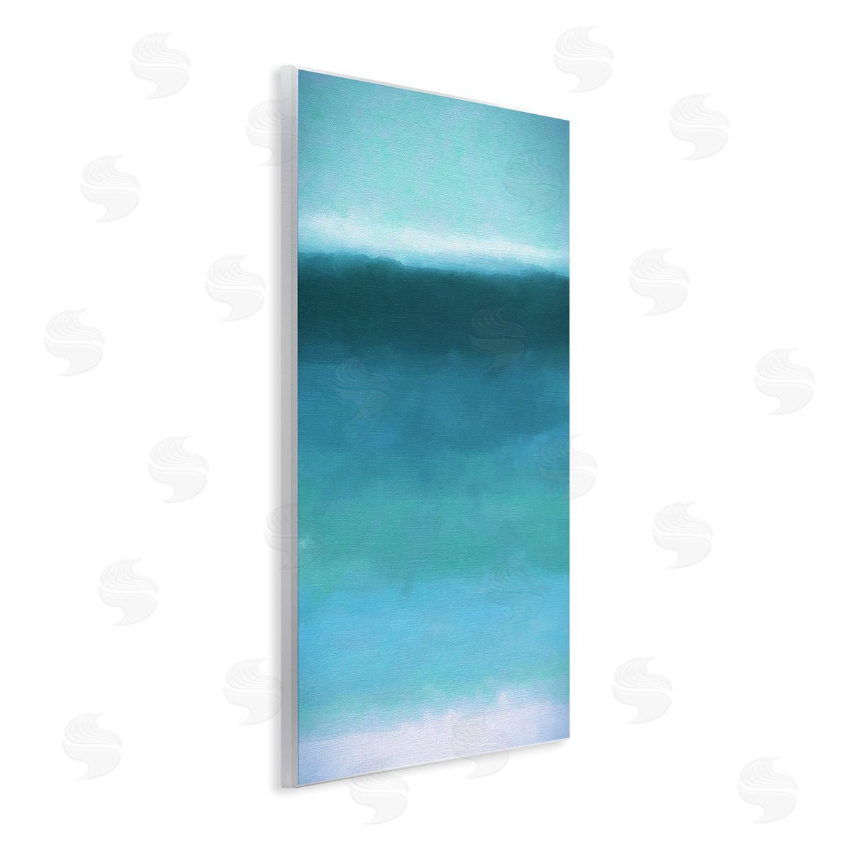 Graffitee Studios Soothing Abstract Scenery Distant Ocean Sea View  Wall Plaque Art Print