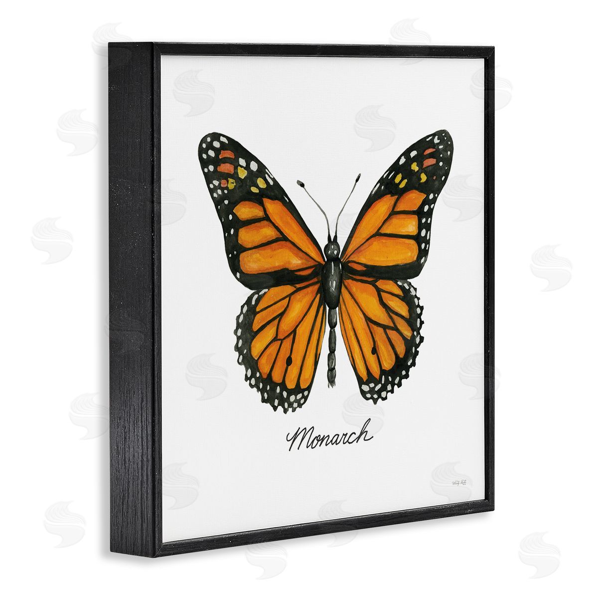 Cindy Jacobs Monarch Butterfly Casual Insect Wildlife Design Black Framed Glicee Wall Art Print