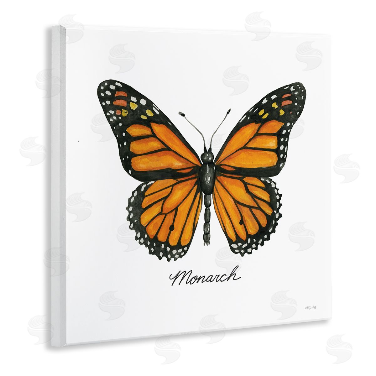 Cindy Jacobs Monarch Butterfly Casual Insect Wildlife Design Wooden Wall Plaque Art Print