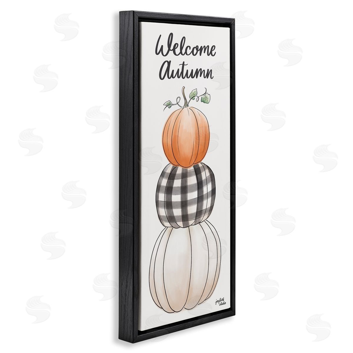 Jess Baskin Welcome Autumn Seasonal Tartan Pumpkin Patterns 