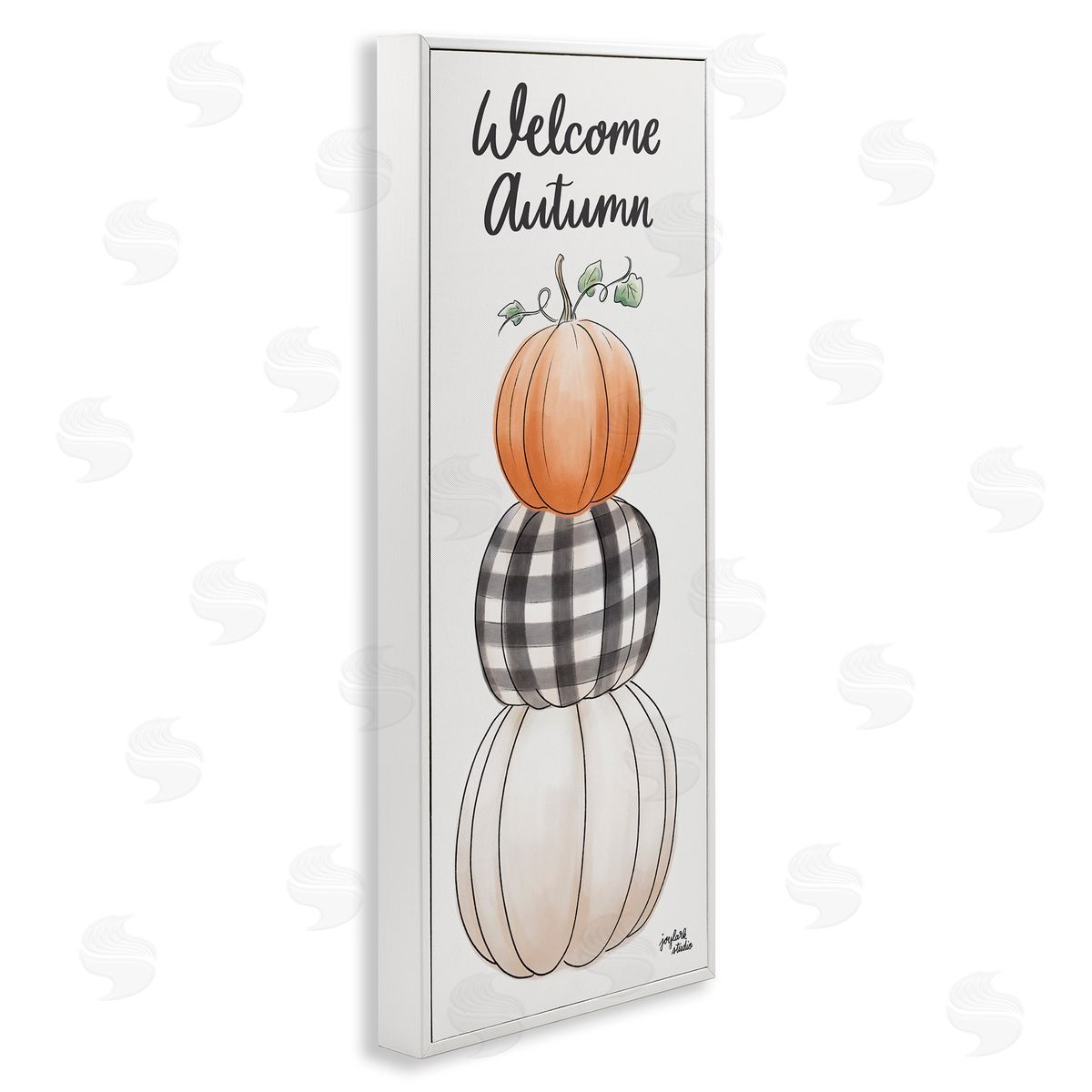 Jess Baskin Welcome Autumn Seasonal Tartan Pumpkin Patterns 