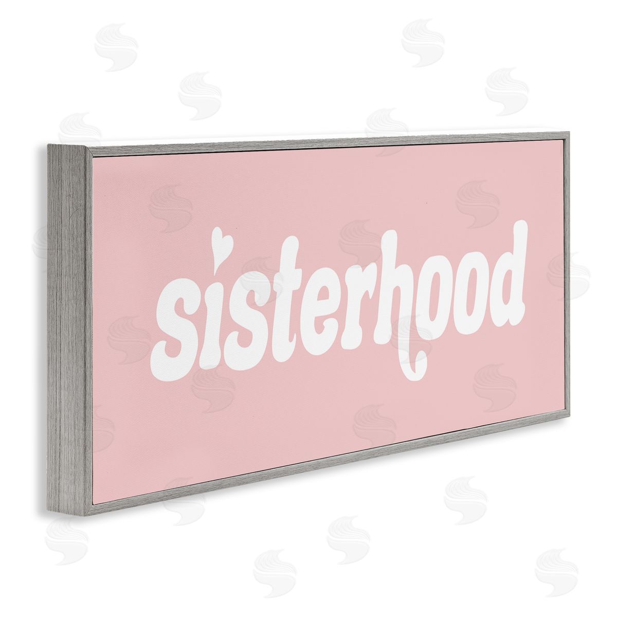 Stupell Studio Sisterhood Meaningful Siblings Pink Retro Typography 