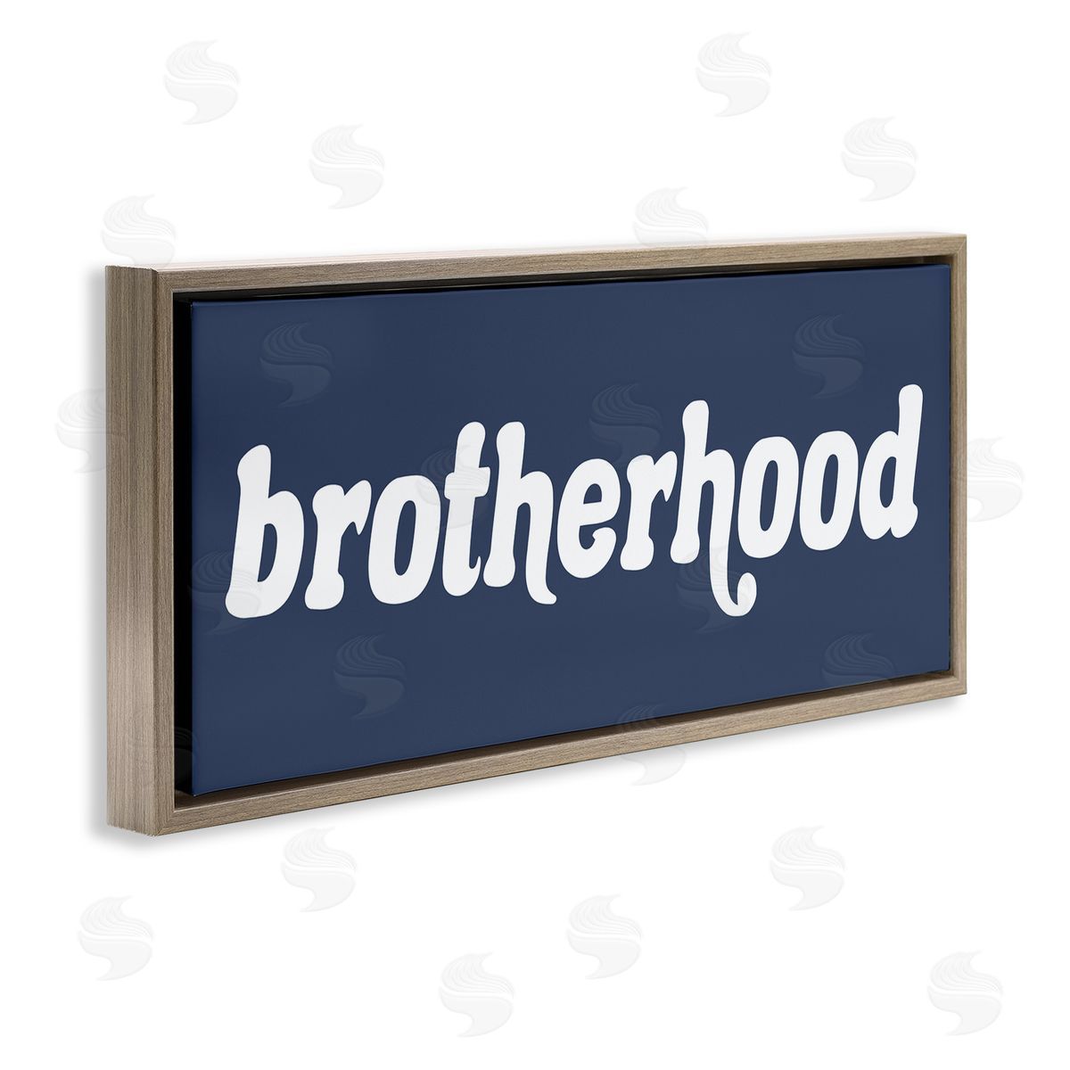 Stupell Studio Meaningful Brotherhood Siblings Sign Blue White Typography
