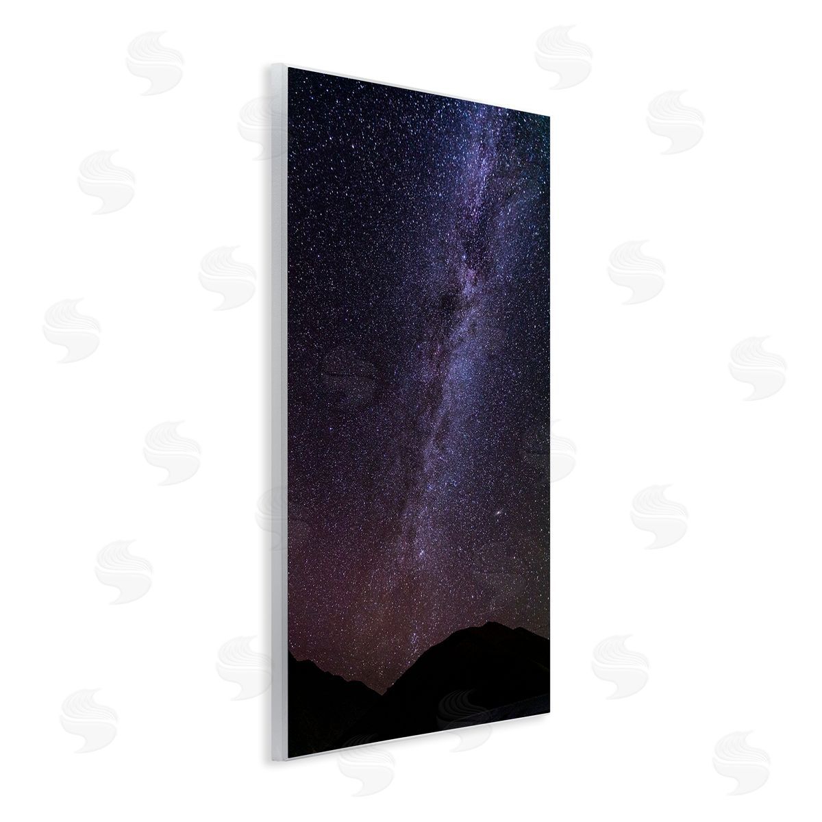 Steve Smith Breathtaking Night Stars Milky Way Shining Over Mountains Wall Plaque Art Print