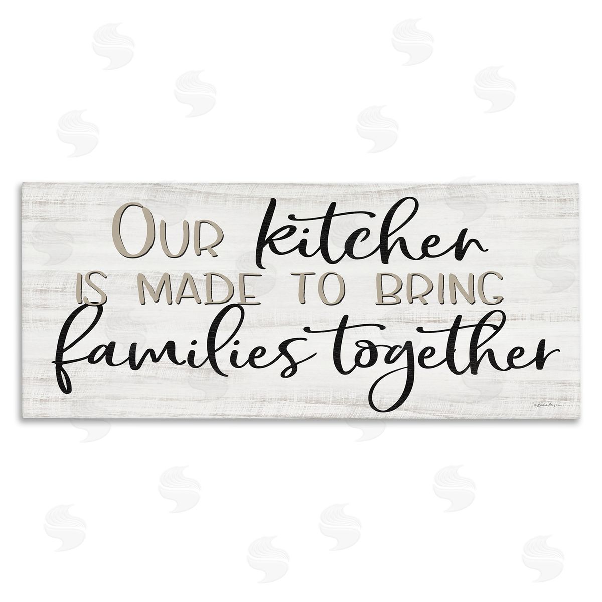 Susie Boyer Kitchen & Family Meaningful Quote Birch Texture