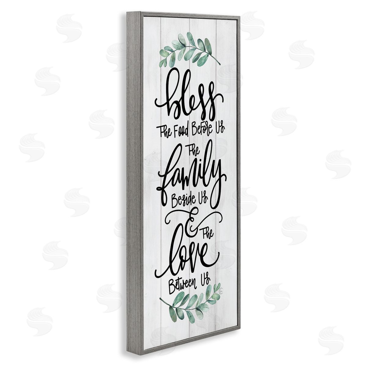 Fearfully Made Creations Bless This Family Religious Kitchen Phrase Plank Pattern